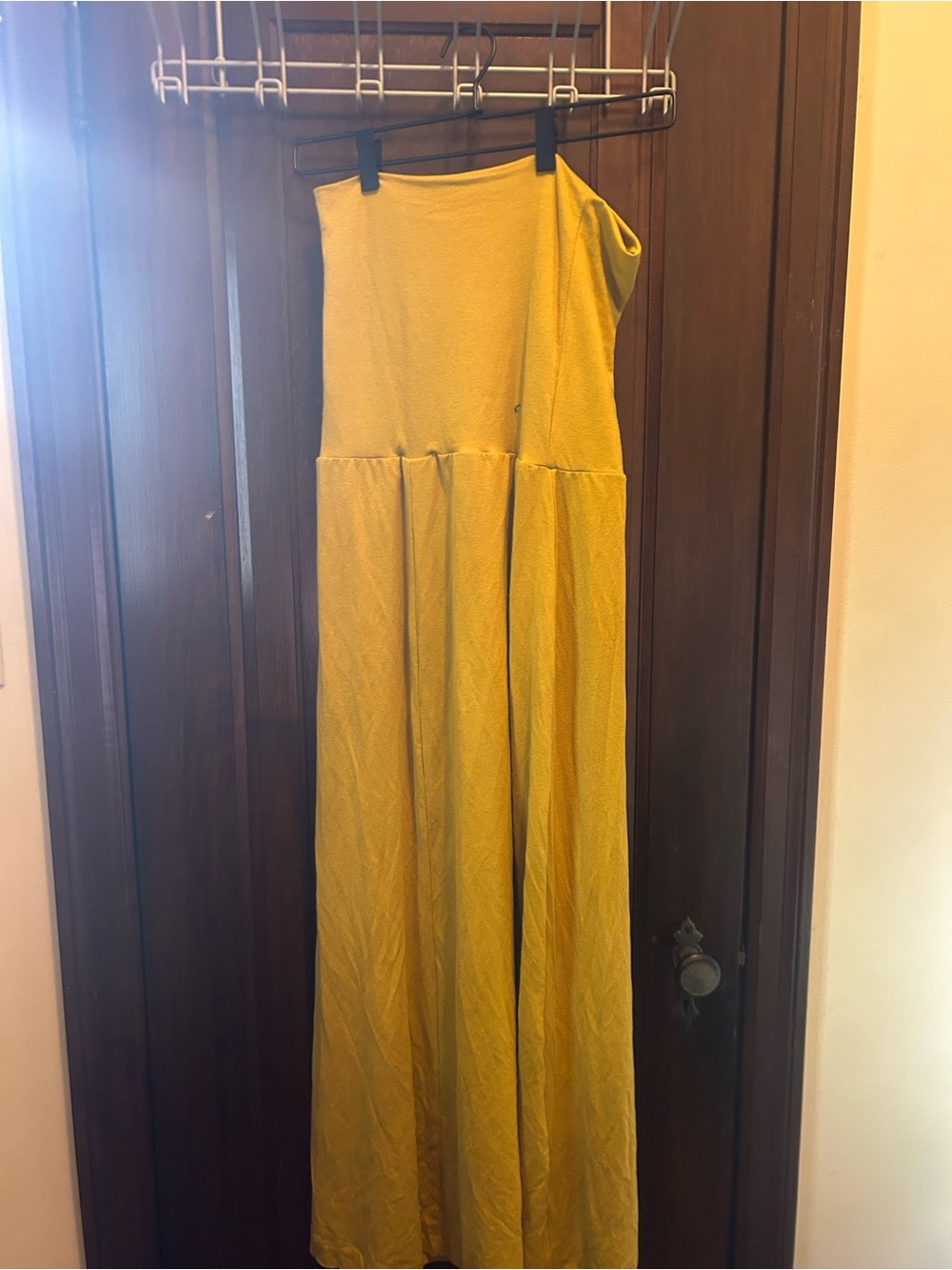 New Gardenbelle Forest Fiber Women’s Maxi Skirt in Mustard Yellow